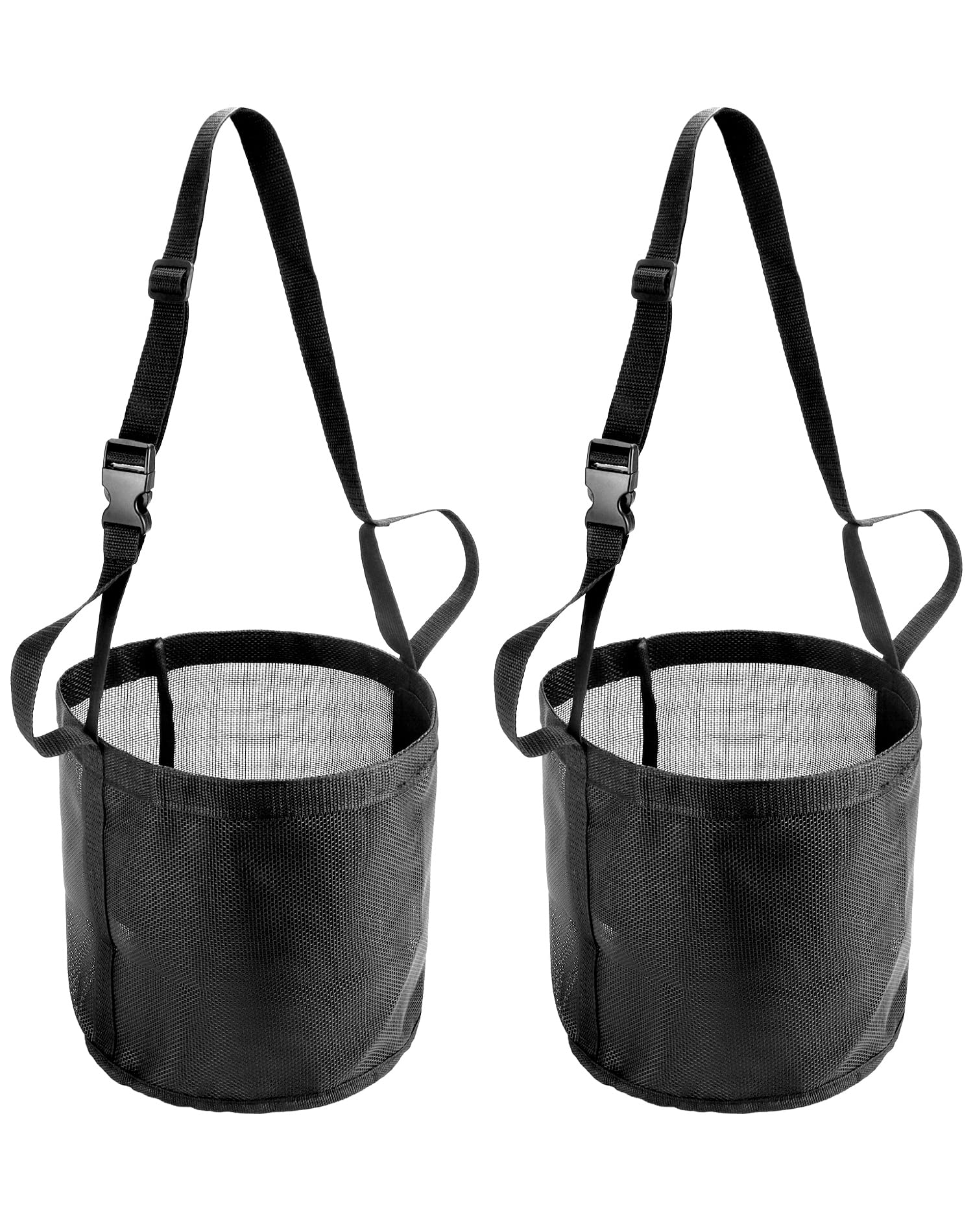 QWORK feed bag designed for drafts and warmbloods with secure fit.