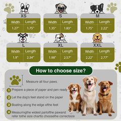 QXAPA dog shoes easy-on/off design speeds up quick leash outings.