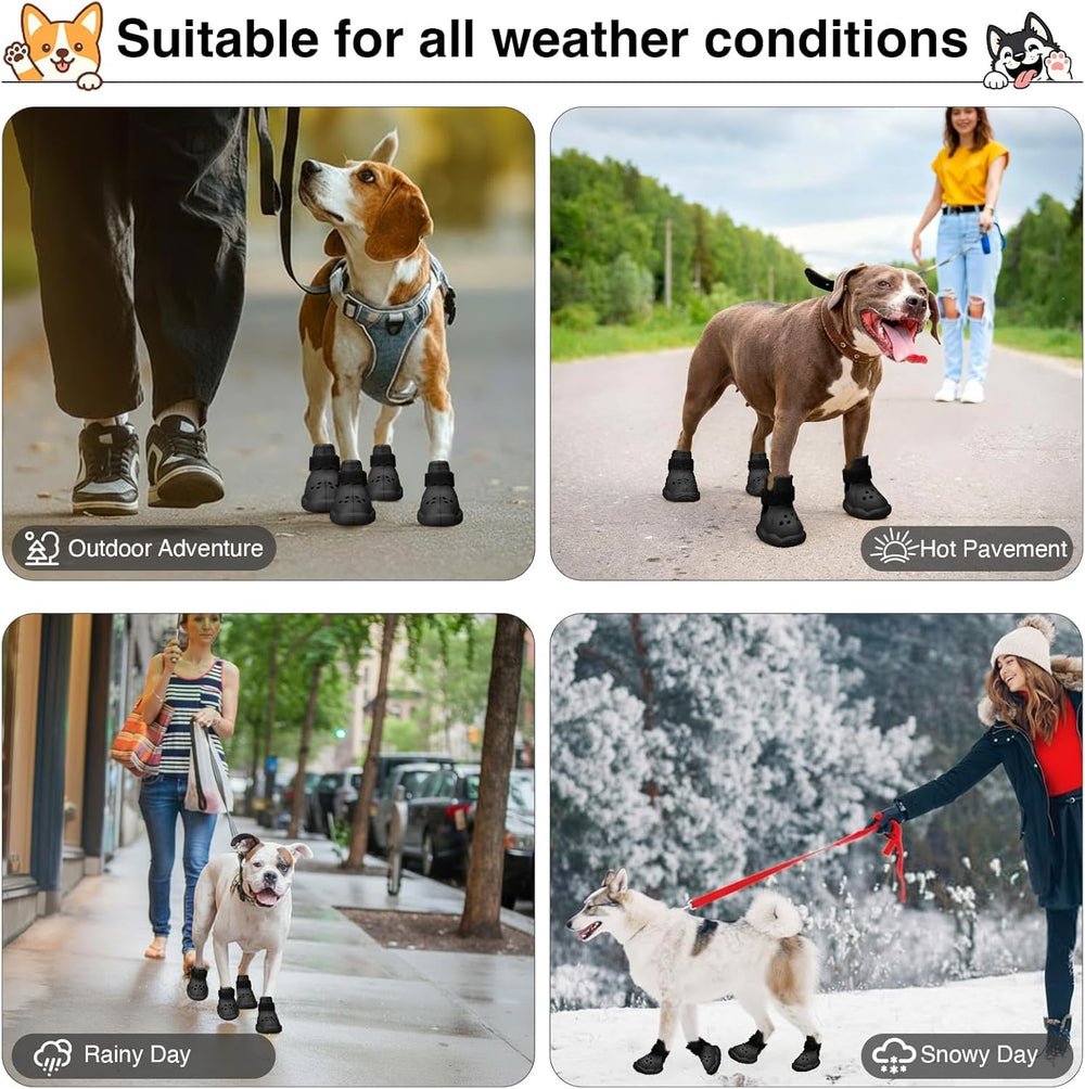 QXAPA non-slip sole provides secure traction on wet or icy surfaces.