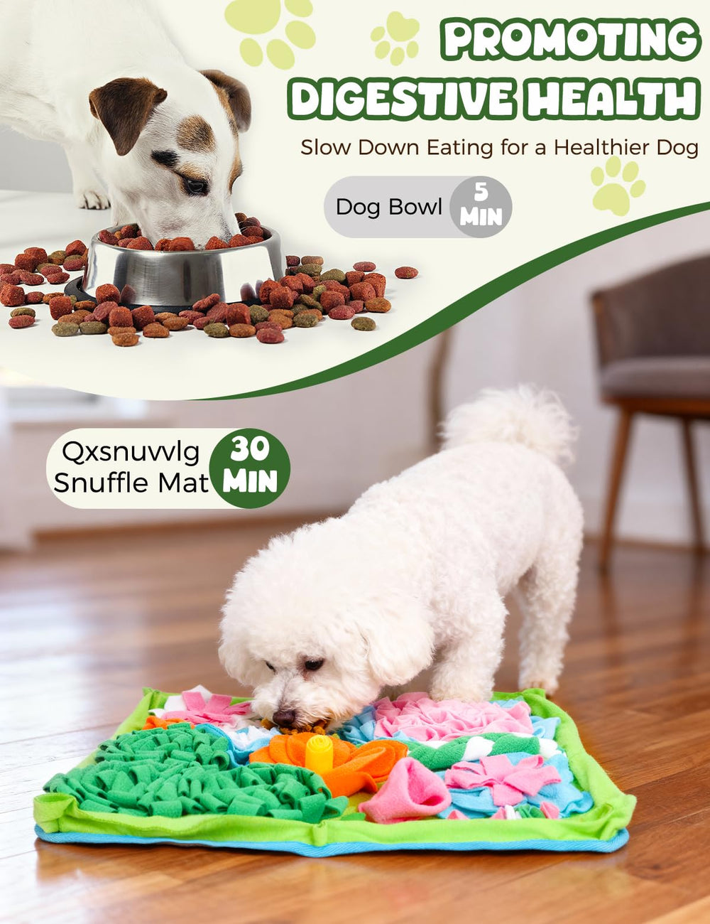 Qxsnuvvlg Snuffle Mat durable, non-toxic materials for safe use