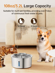 Qzkragt 3.2L capacity shown, reducing refills for busy households.