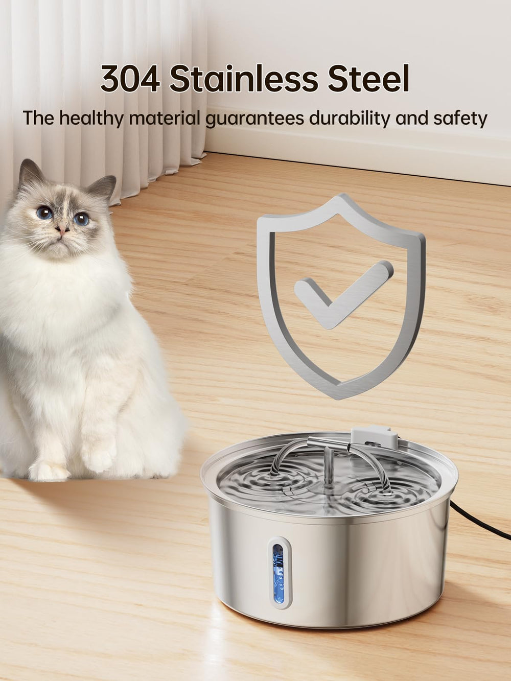 Qzkragt multi-filter system softens water and reduces odor.