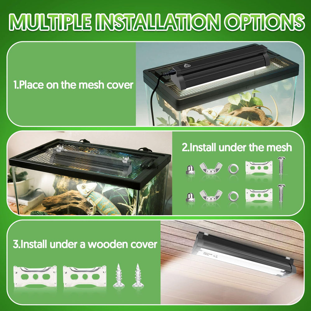 Energy-efficient QZQ UVB light provides reliable reptile lighting with lower energy use.