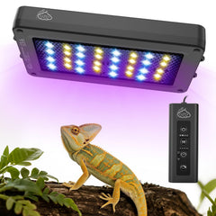 QZQ UVB reptile lamp dimming control for customizable light cycles