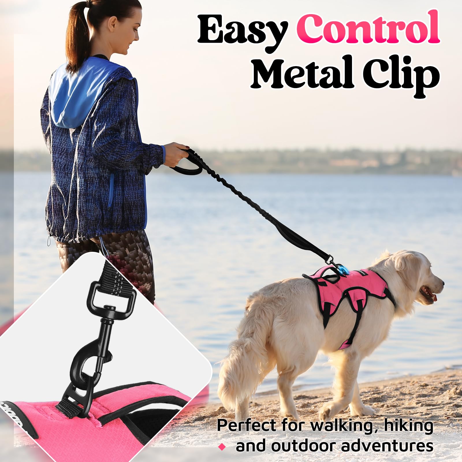 Rabbitgoo five-adjustable-straps fit ensures snug, flexible sizing.