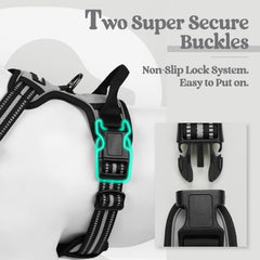 Rabbitgoo adjustable soft-padded harness for large dogs
