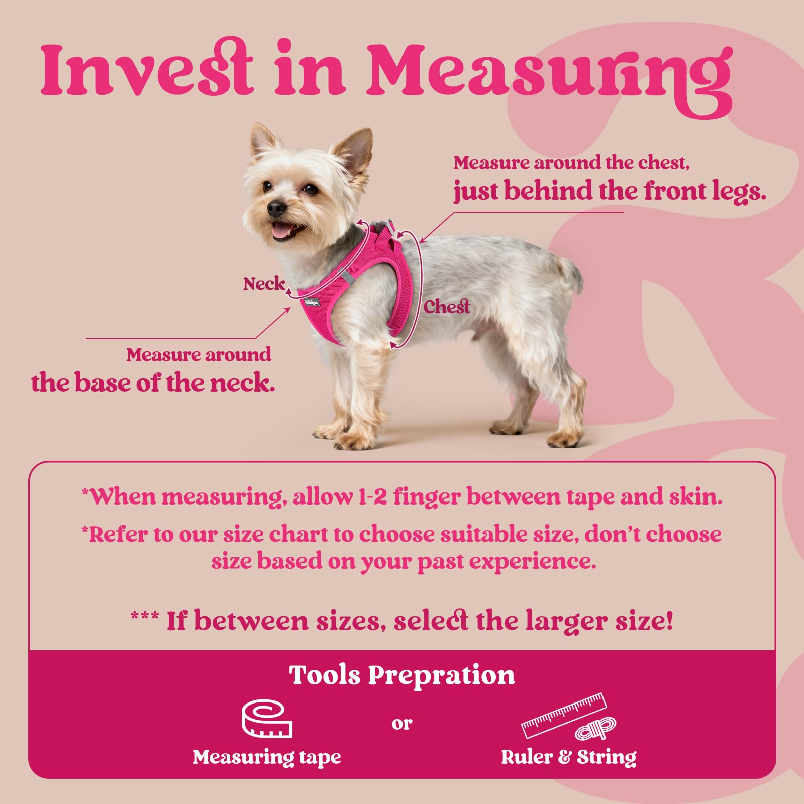 Rabbitgoo air mesh harness breathable fabric keeps dogs cool on walks.