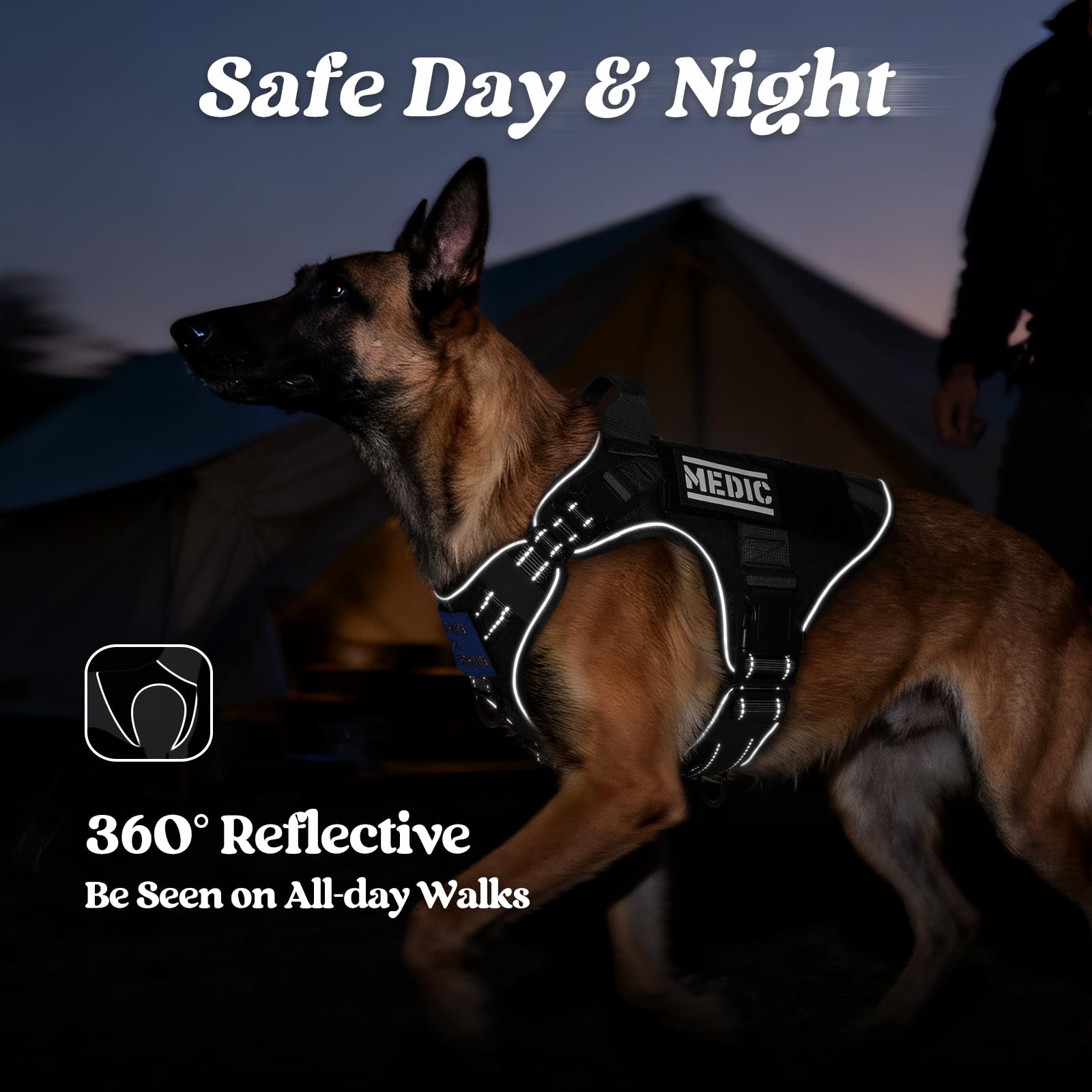 rabbitgoo breathable air mesh keeps dogs cool during walks