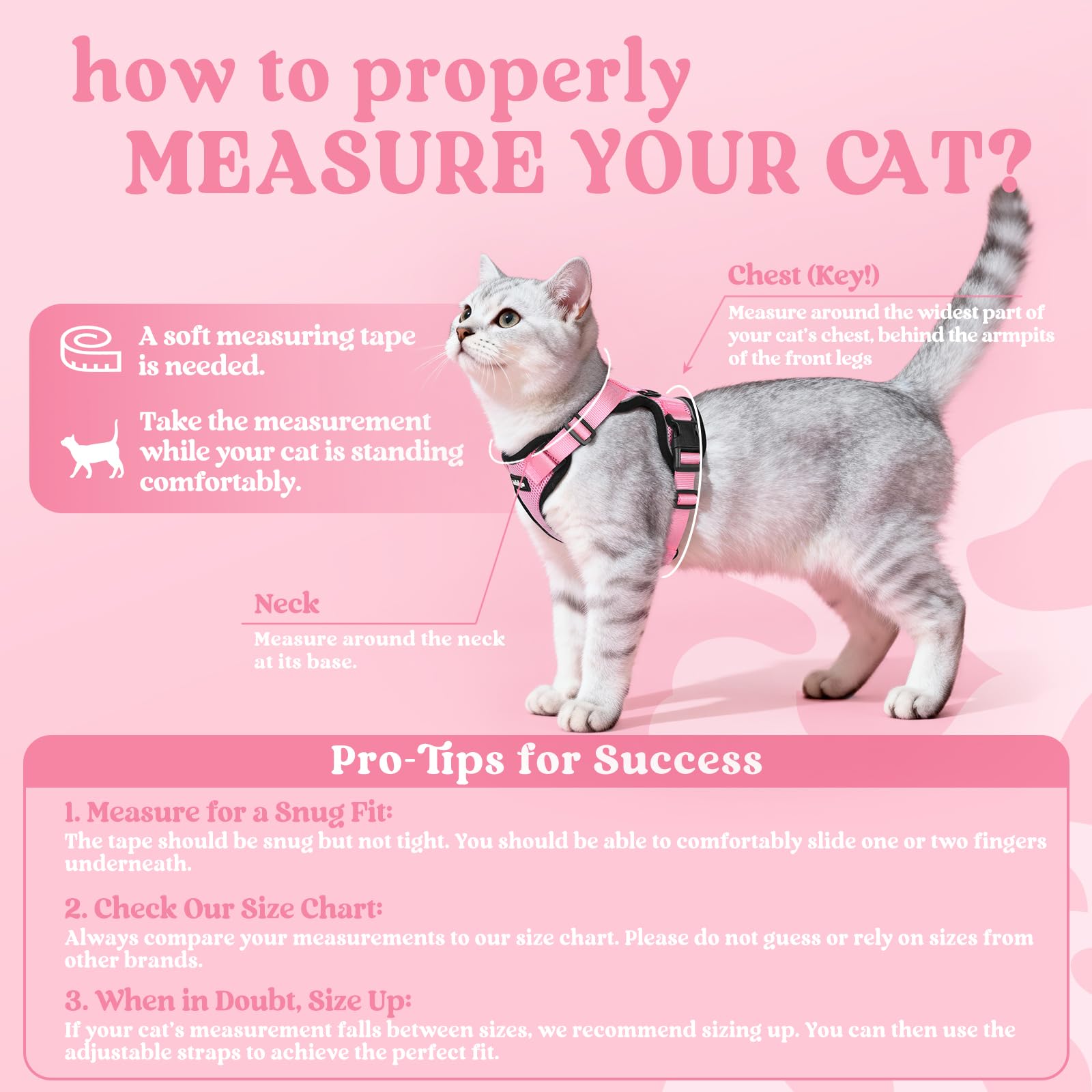 Rabbitgoo cat-harness breathable air-mesh keeps kitty cool
