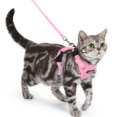 Rabbitgoo cat harness escape-proof design for secure outdoor wear