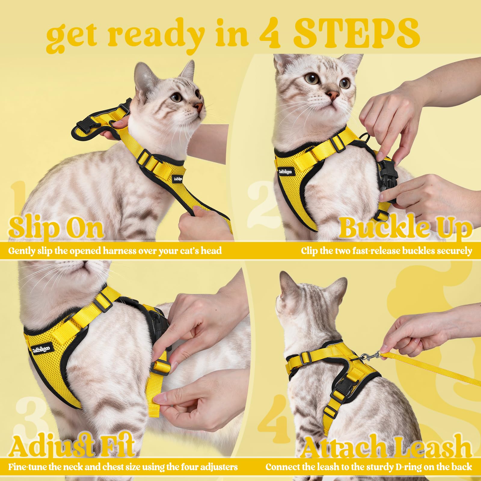 Rabbitgoo size chart helps you pick the right fit.