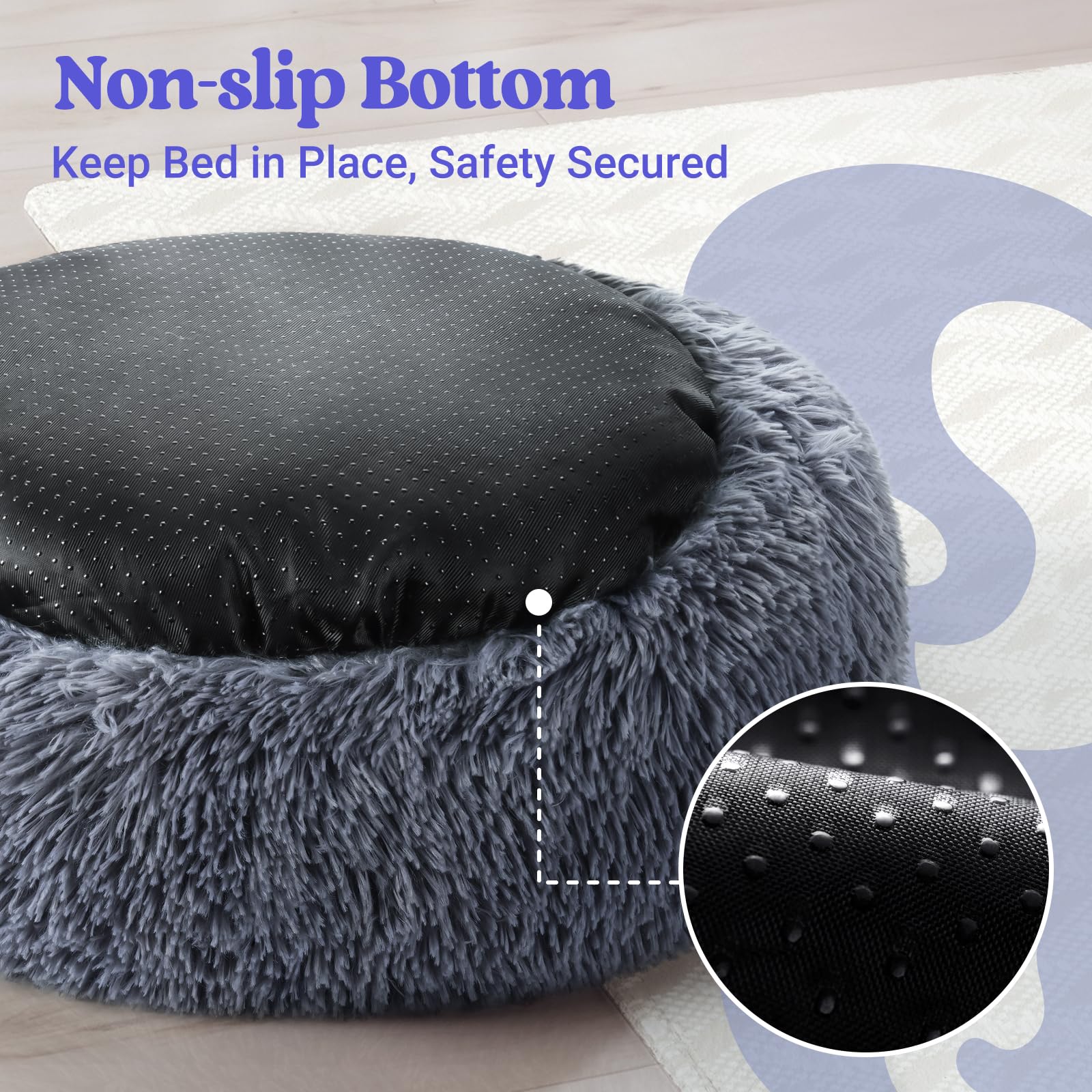 Rabbitgoo cozy nest promotes restful naps for indoor pets.