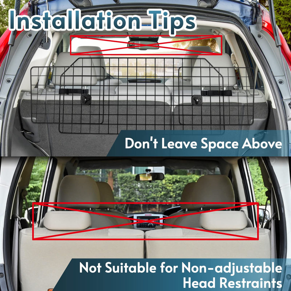 Rabbitgoo barrier compact storage when removed fits in trunk or cargo area