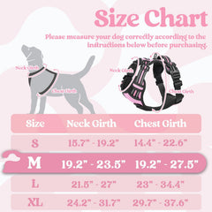 Rabbitgoo dog harness with 3 quick-release buckles for easy on/off.
