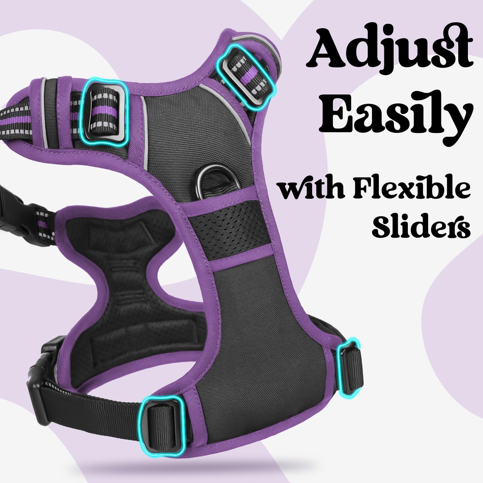Rabbitgoo control handle supports gentle lifting and training moments.
