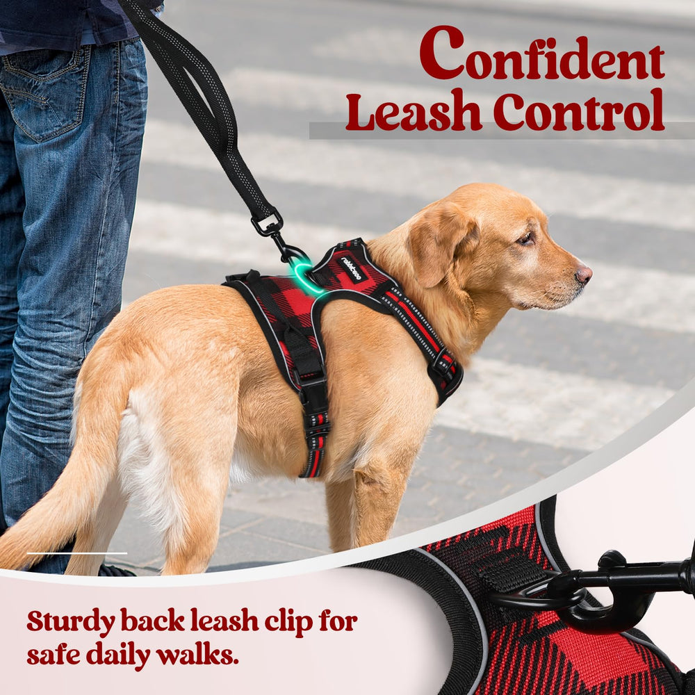 Rabbitgoo No-Pull Reflective strips boost visibility during evening strolls