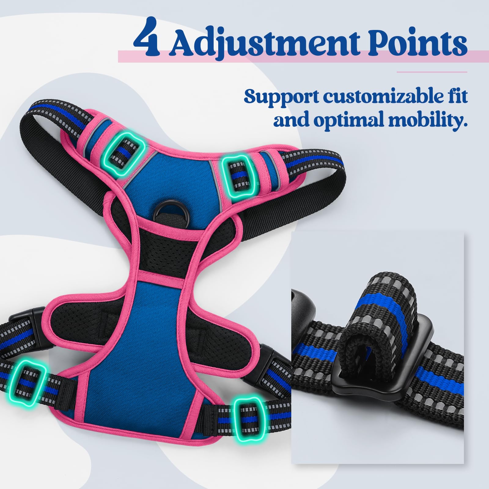 Rabbitgoo padded interior for comfortable daily wear