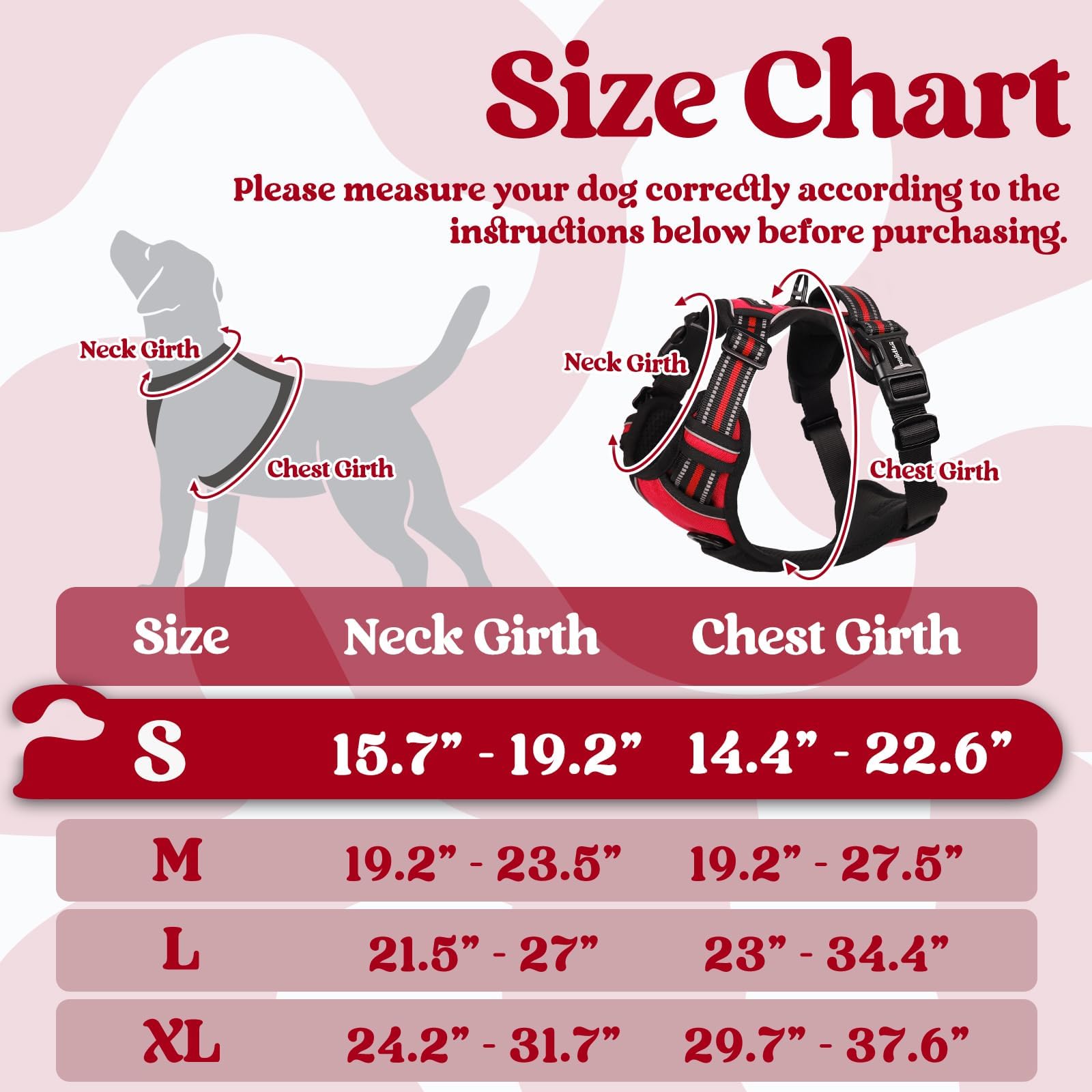 Adjustable straps on Rabbitgoo harness for growing dogs