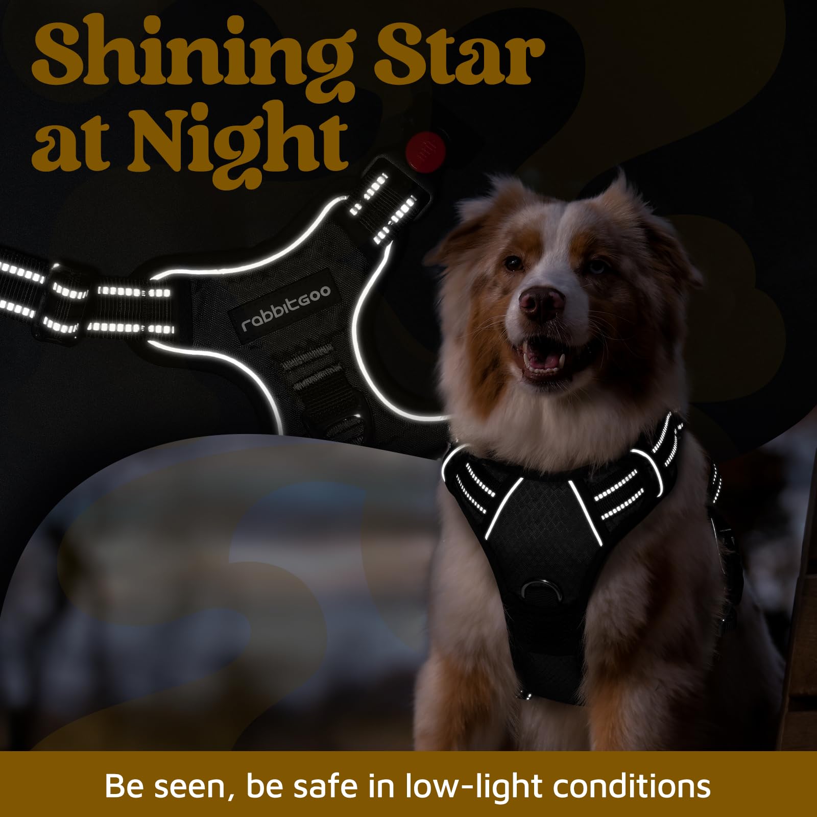 Rabbitgoo durable fabric for tear resistance and long-lasting use