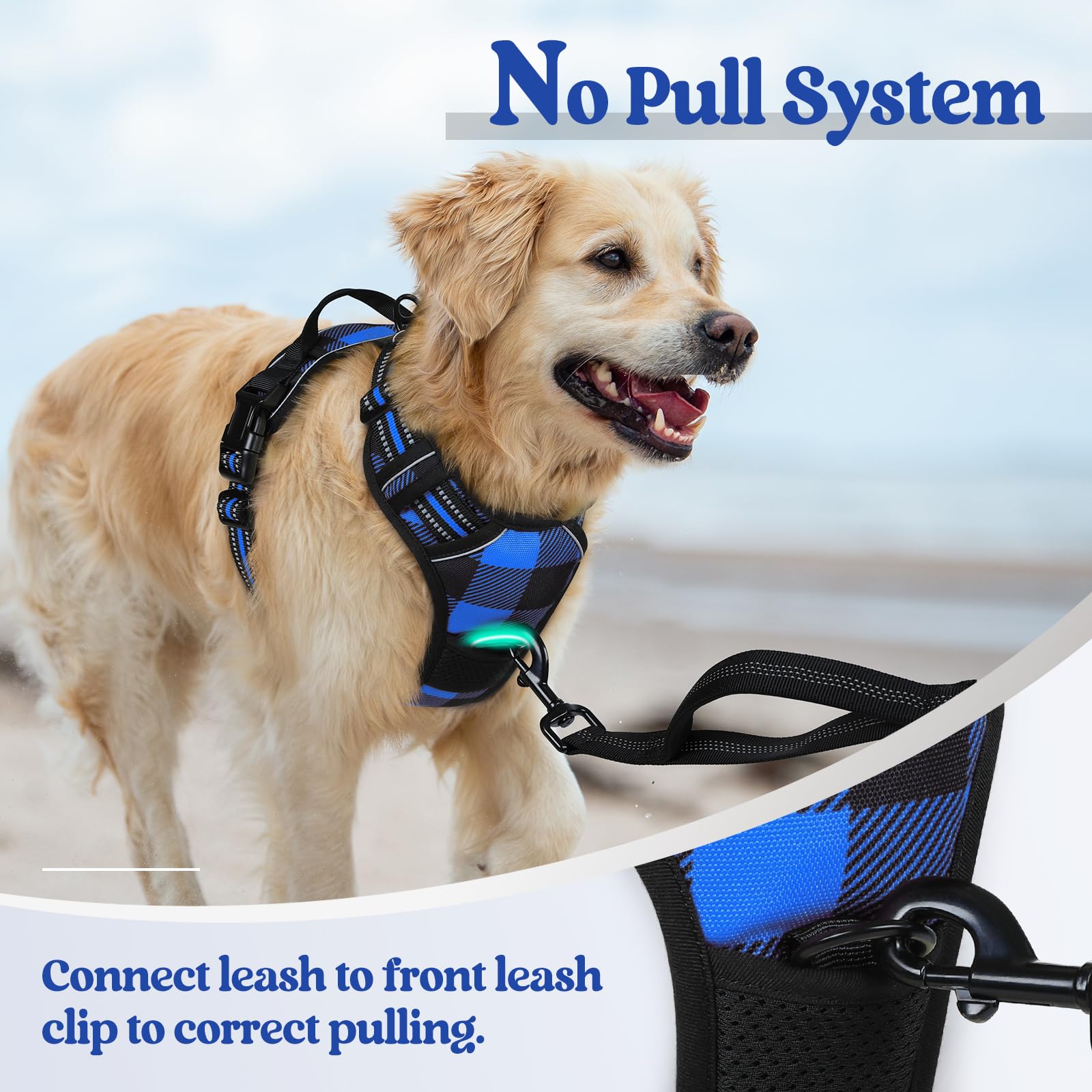 Rabbitgoo easy-on-off harness simplifies putting on and taking off