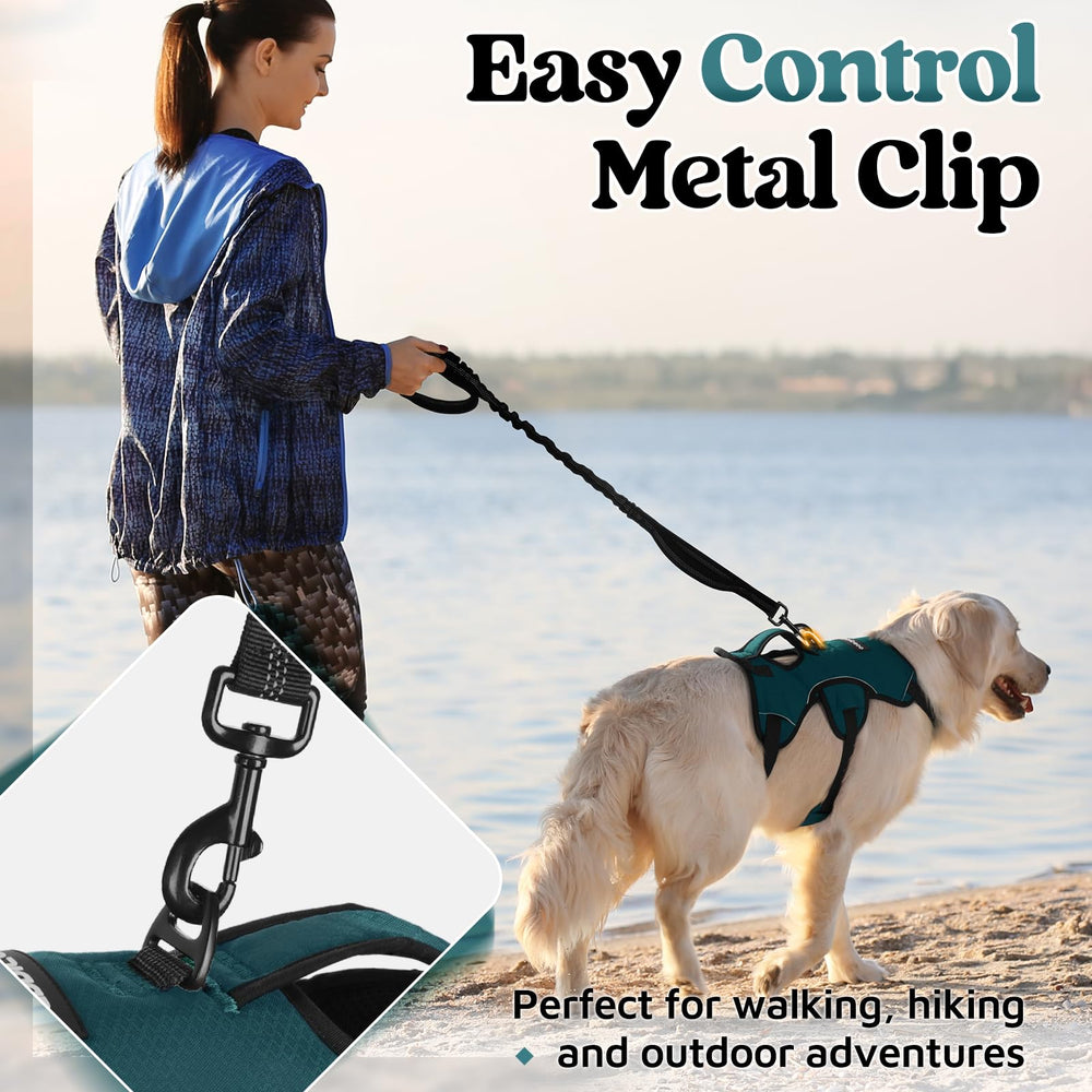 Rabbitgoo escape-proof harness breathable padding delivers comfortable all-day wear.