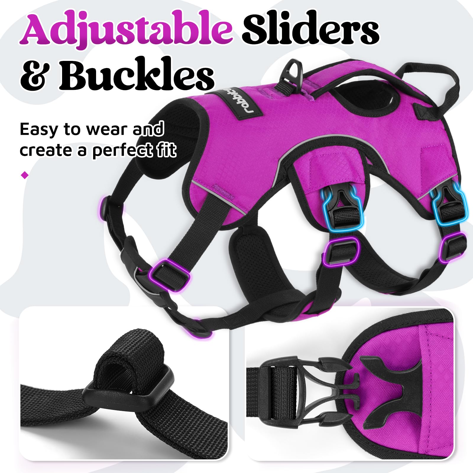 Rabbitgoo five adjustable straps ensure a snug, growing-friendly fit.