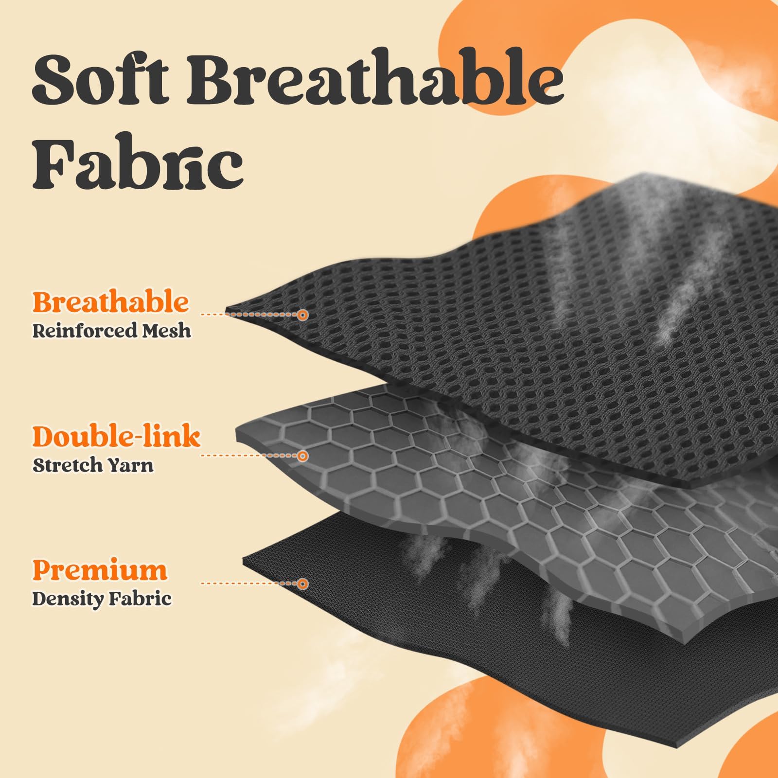 Rabbitgoo harness with breathable mesh and fast-drying fabric keeps dogs cool
