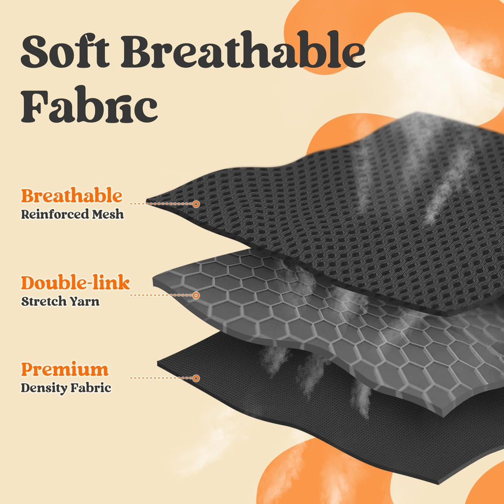 Rabbitgoo harness with breathable mesh and fast-drying fabric keeps dogs cool