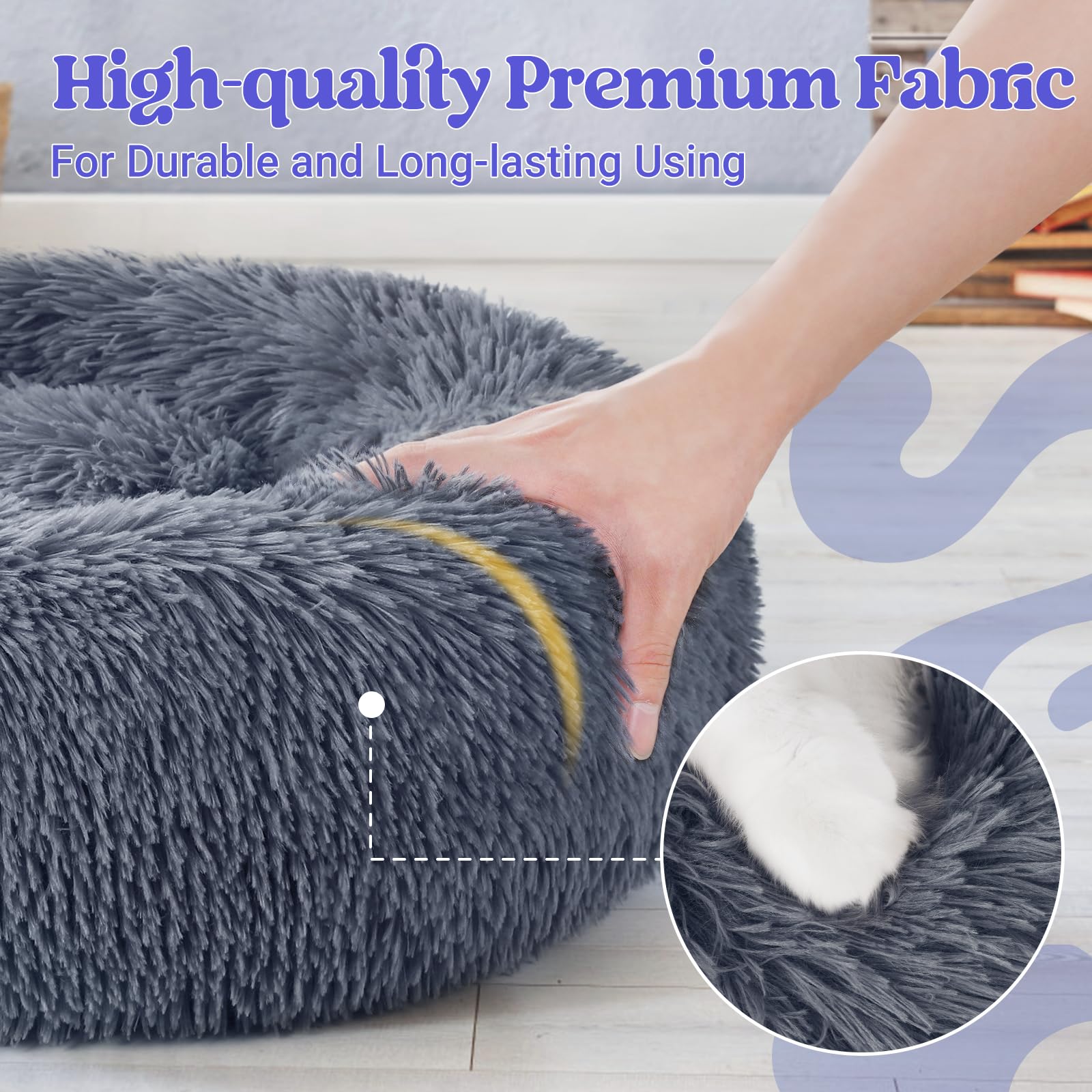 Rabbitgoo machine-washable design simplifies cleaning after use.