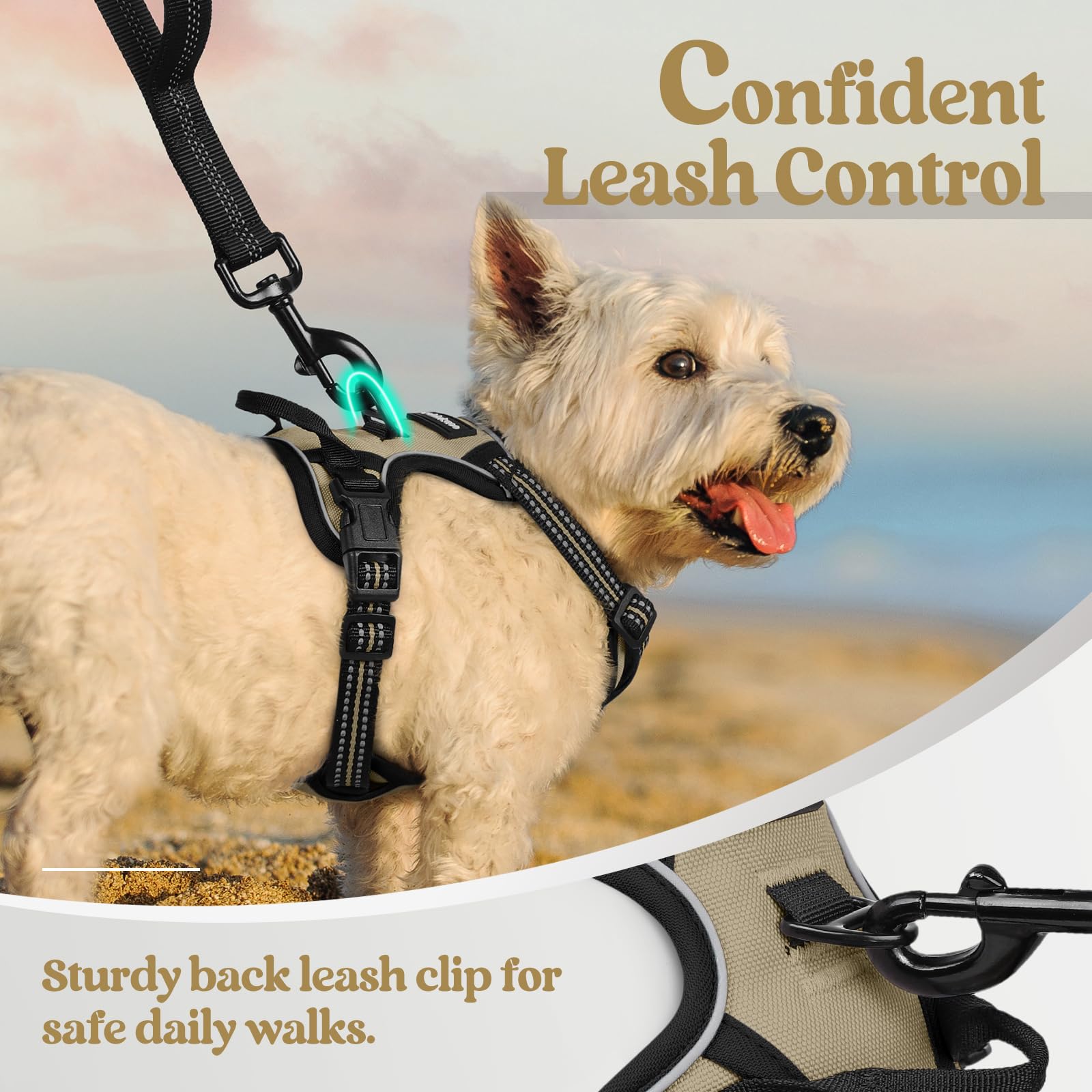 Rabbitgoo overhead design for easy on-off, fuss-free wearing.