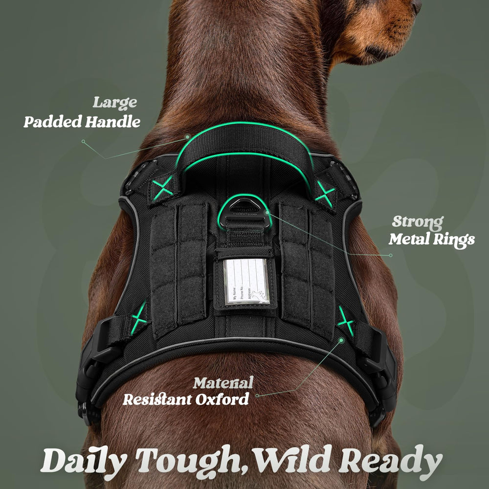Rabbitgoo oxford cloth and reinforced stitching for durability.