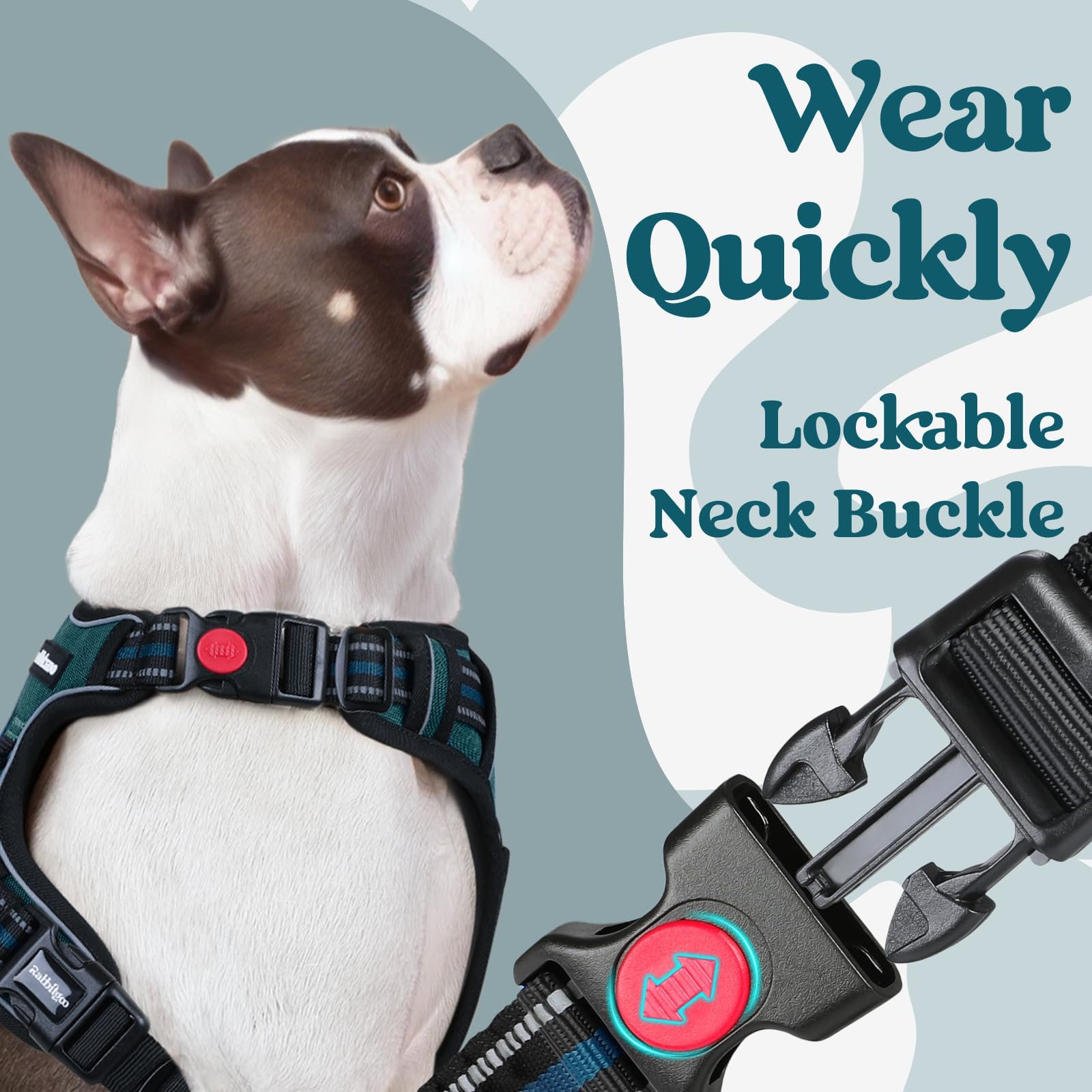 Rabbitgoo reflective stitching enhances visibility at night