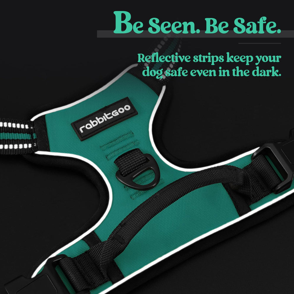 Top handle offers quick, secure control when needed.