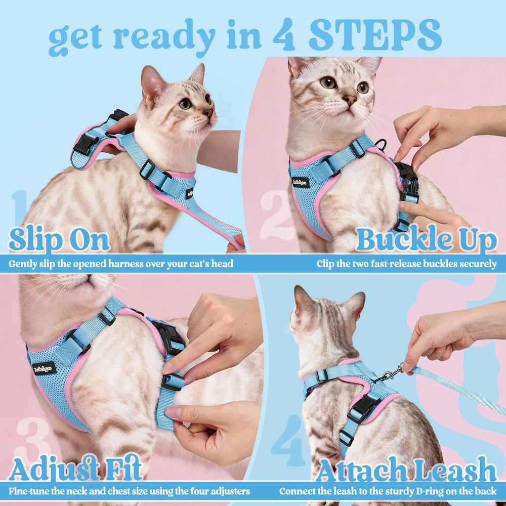 Rabbitgoo vest-style harness offers comfy support without choking risk