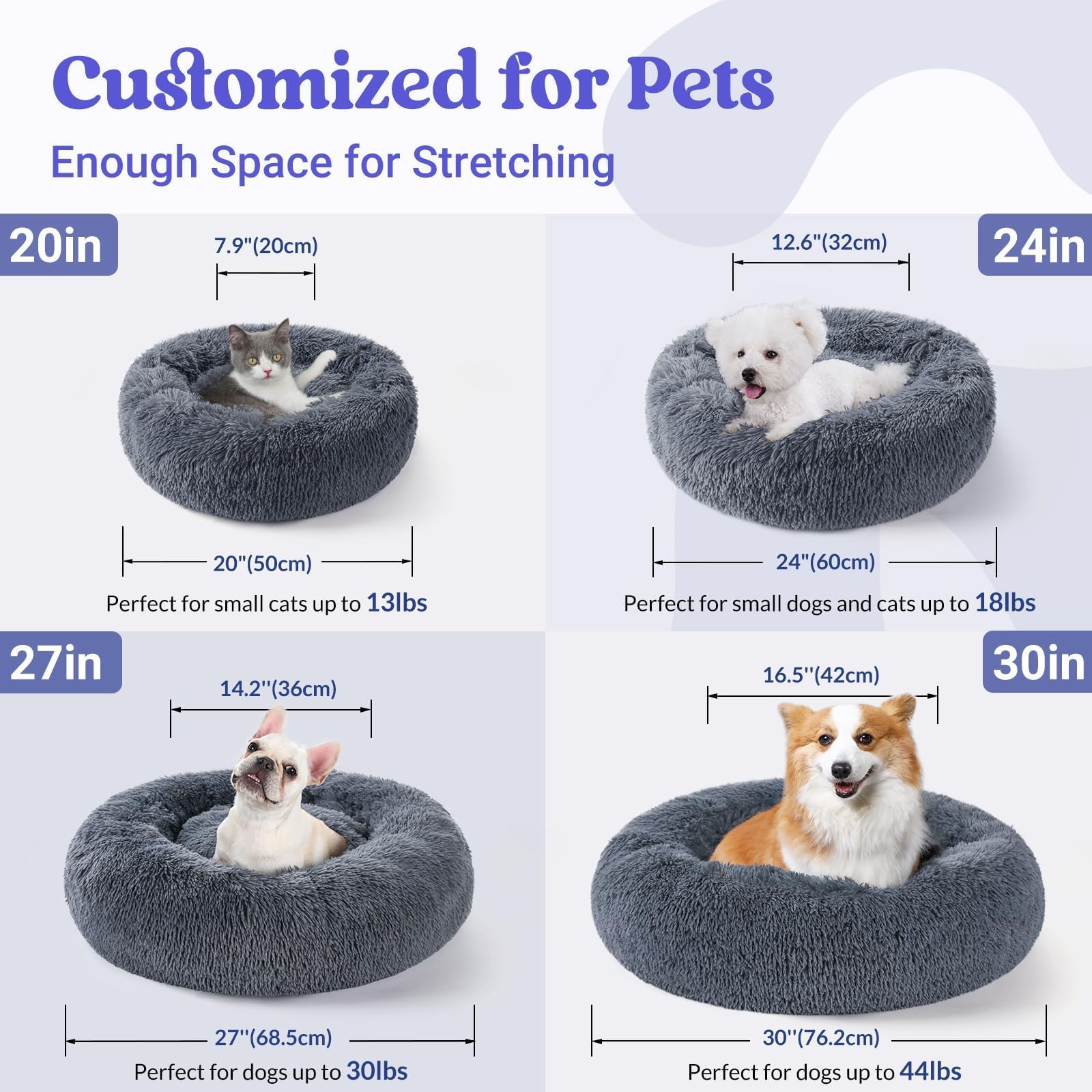 Rabbitgoo washable dog bed is easy to clean in a washing machine