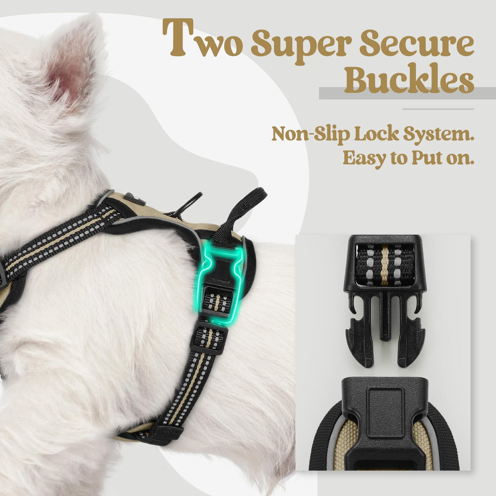 Rabbitgoo XS harness with soft padding for gentle comfort.