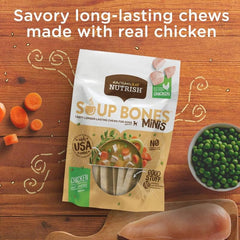 Rachael Ray Nutrish Soup Bones Minis chicken veggies ingredients close-up