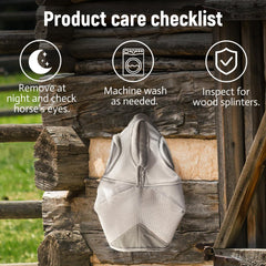 Raelitego horse fly mask UV-protection shields from harsh sun during riding.