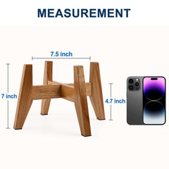 RAINBLELAND acacia wood construction offers durable, stylish dog feeding solutions for modern homes.