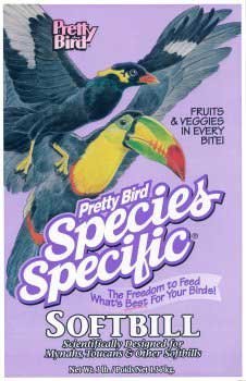 Rainbow softbills enjoy Pretty Bird fructose snack, showcasing versatile feeding possibilities.