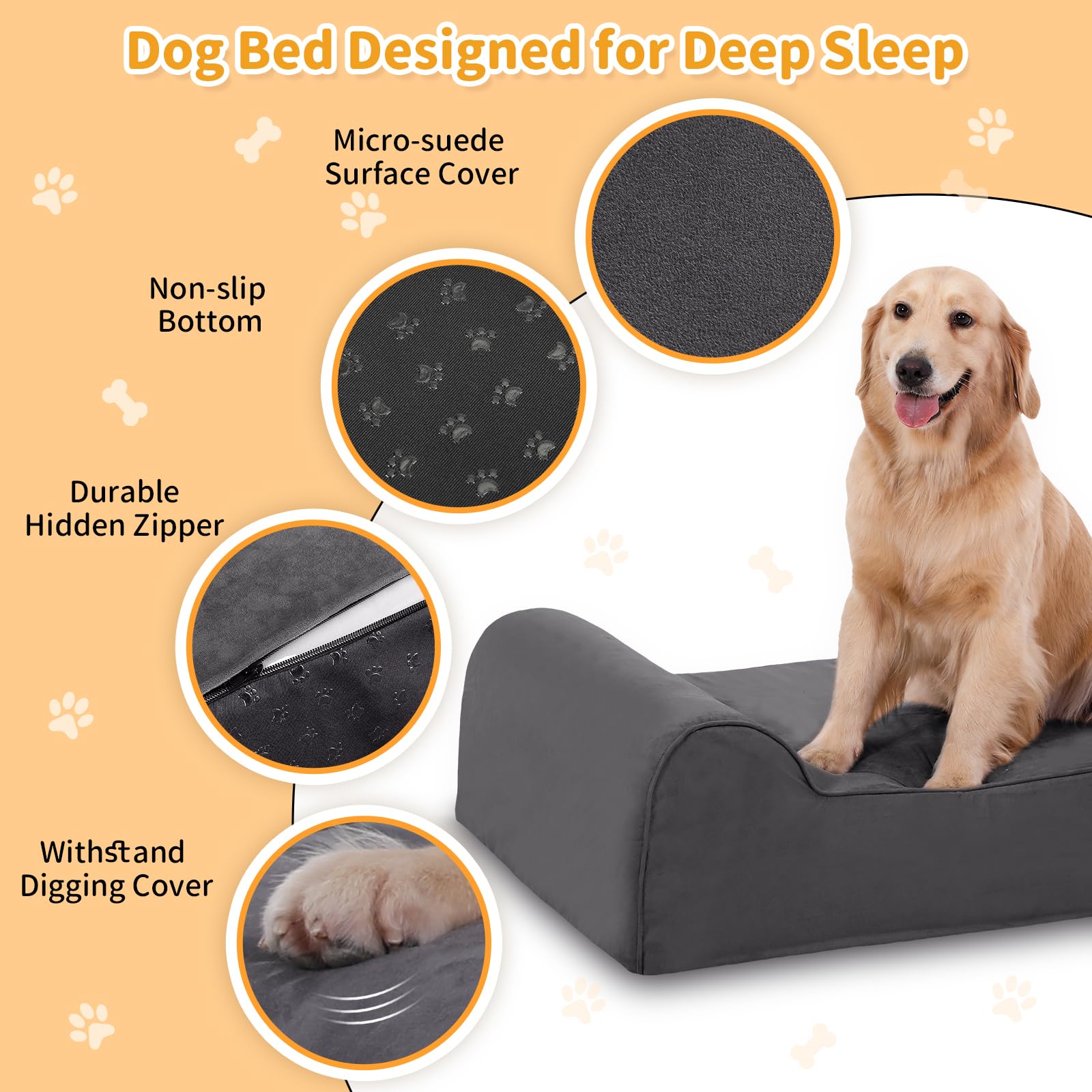 Rainmr memory foam layers image emphasizes multi-layer comfort and joint-friendly support.