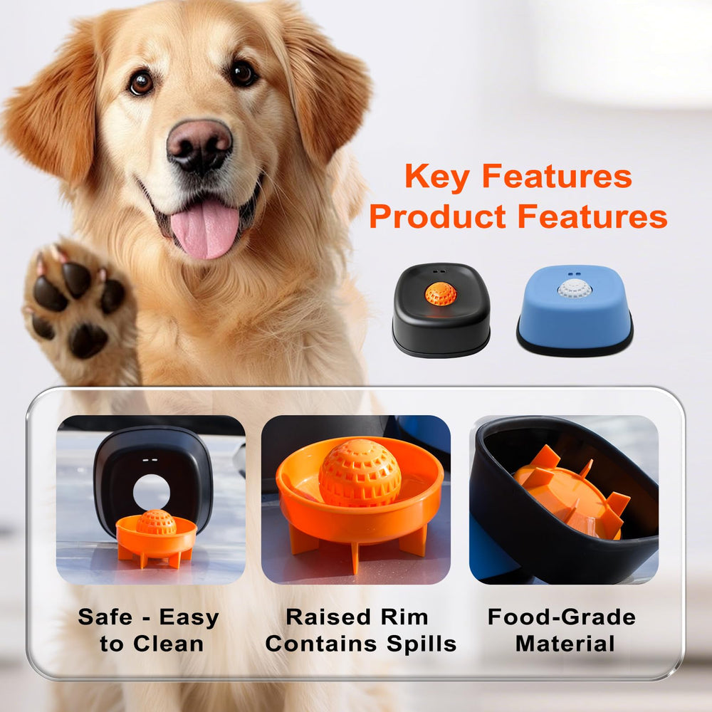 RAINWOOD enrichment slow feeding dish helps reduce boredom during meals