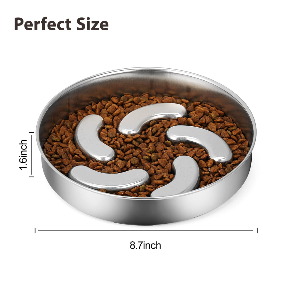 Ralory slow feeder bowl with 2-cup capacity for various dog sizes
