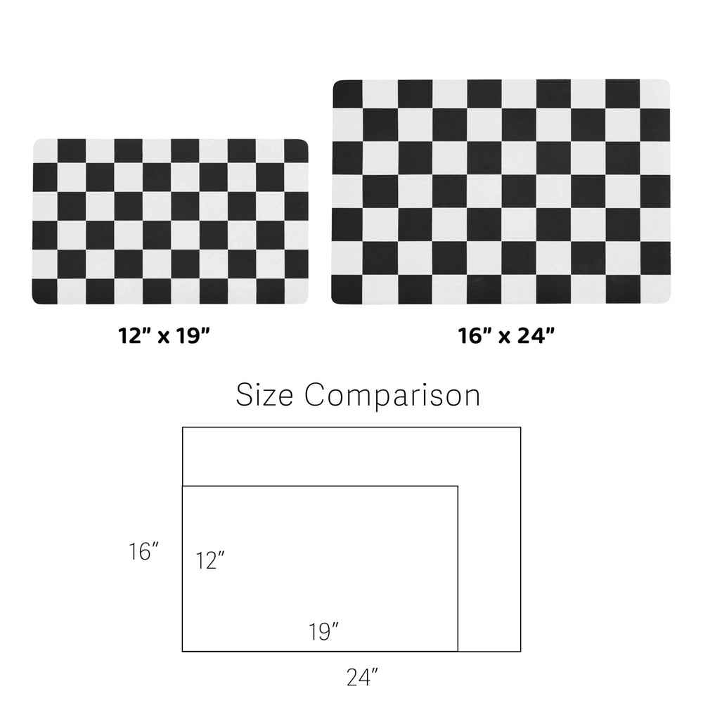 Ralxion 16x24 mat fits pet setup and guards against spills.
