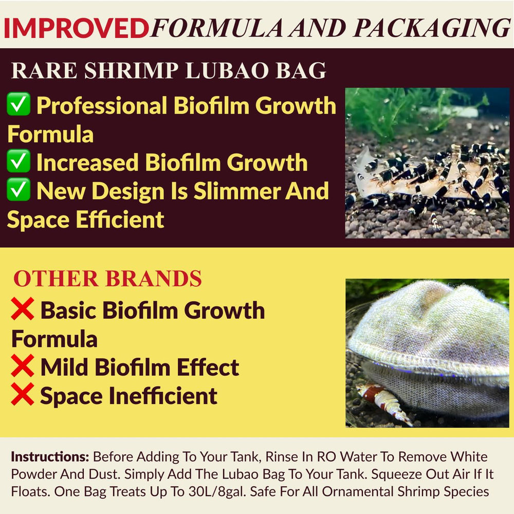 Rare Shrimp crystal red biofilm source supporting tank ecology