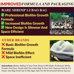 Rare Shrimp crystal red biofilm source supporting tank ecology