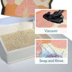 Cat steps onto Rarenut soft-paws mat for comfortable contact