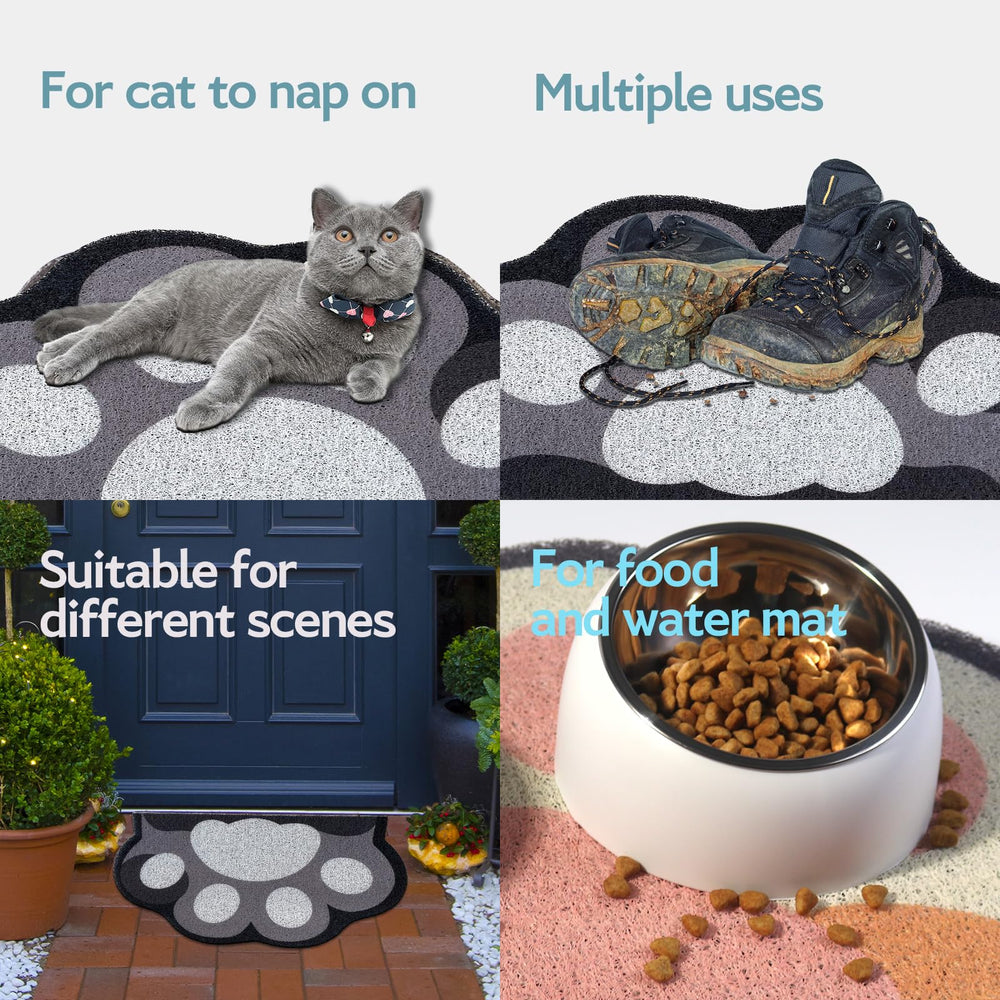 Rarenut Multi-Use Cat Mat doubles as a door mat for pets.