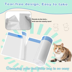 Rastalola robot-compatible liners for Litter Robot 3 and 4, full box coverage