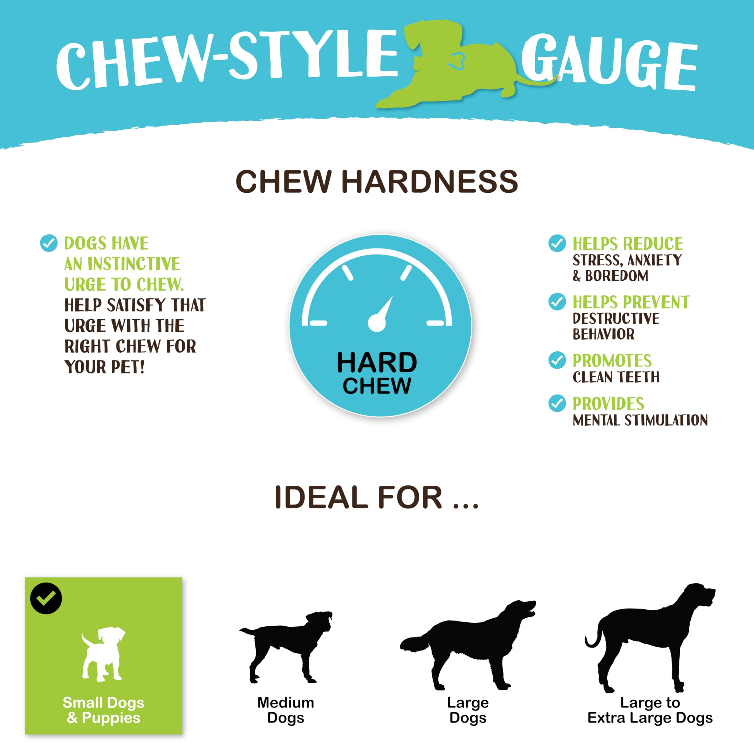 Raw Paws dental-chew sticks—textured surface to support dental care.